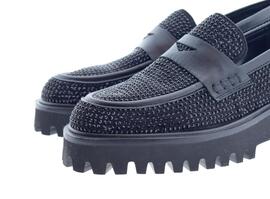MOCASIN SETA NEGRO