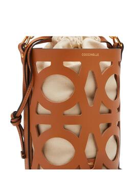 BUCKET BAG COWHIDE LEATHER CUIR