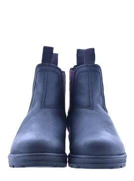 BOTA CHELSEA NEGRA BURDEOS