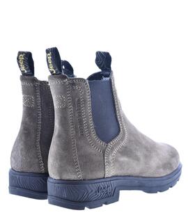 BOTA CHELSEA TAUPE NEGRO